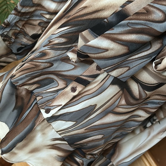 Allison Taylor size S multicolored women’s blouse preloved - Picture 4 of 8